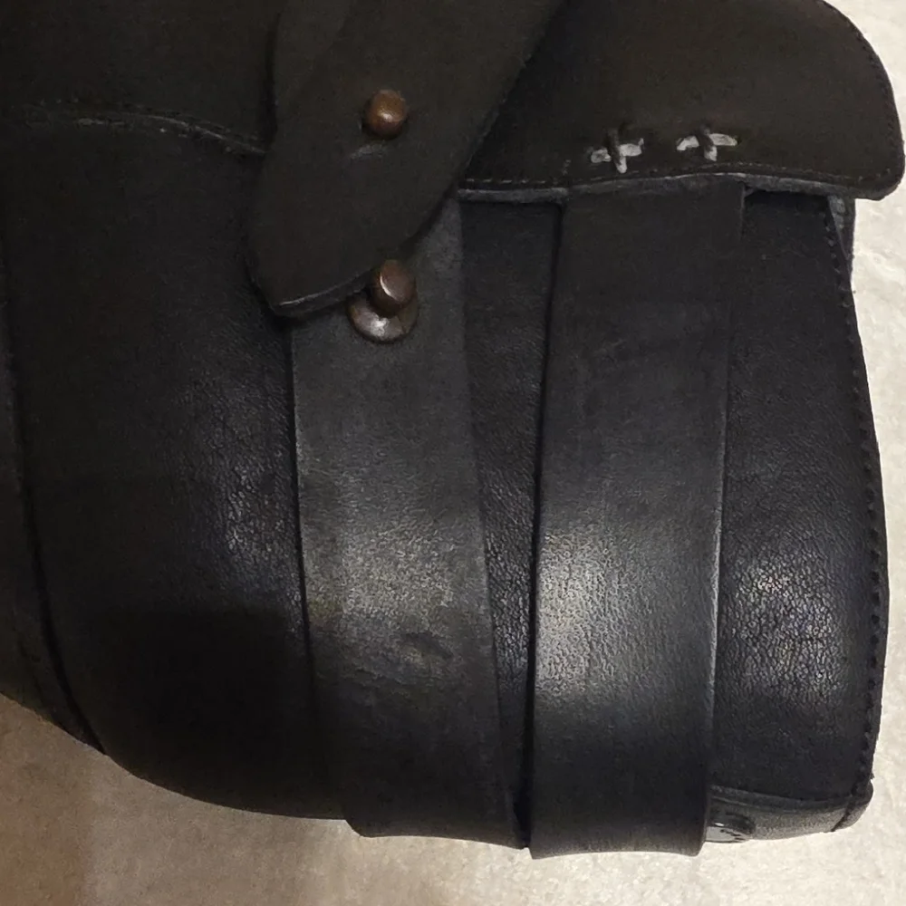 rag & bone Black Leather Ankle Booties